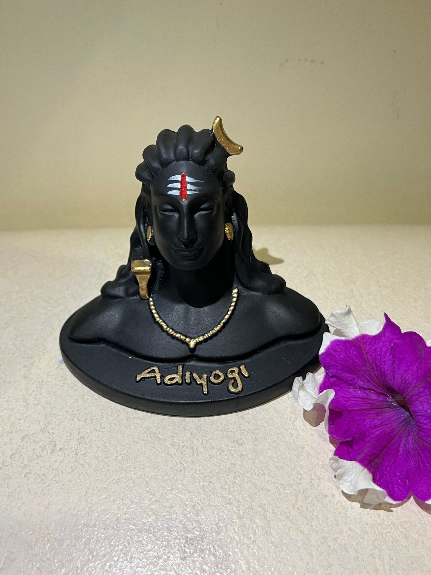 Adiyogi Shiv Ji Idol For Car Dashboard (2 x 5 x 8.5 inch)