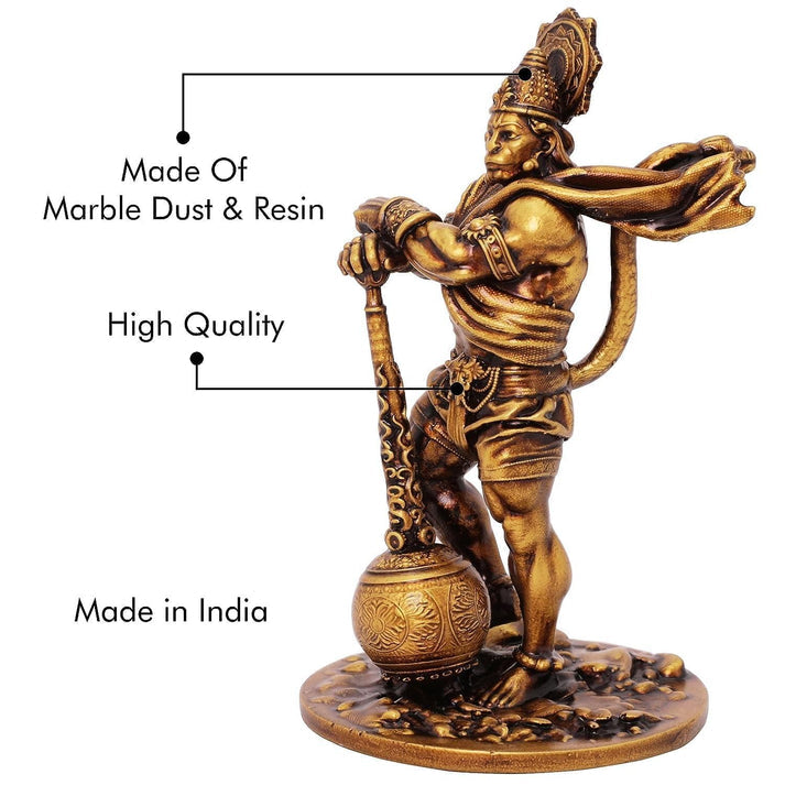 Bahubali Hanuman Murti Statue for Desk & Gift