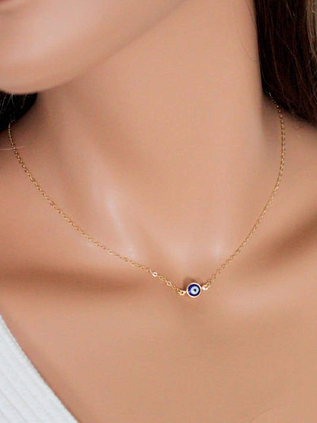 Evil Eye Pendant Necklace(Buy 1 Get 1 Free),Black Eye Energy Jewellery Gifts for Women