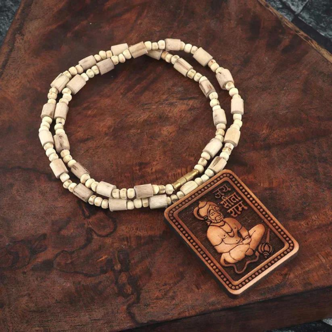 Bageshwar Dham Tulsi Mala (100% Original Tulsi beads) ( Buy 1 Get 1 Free )