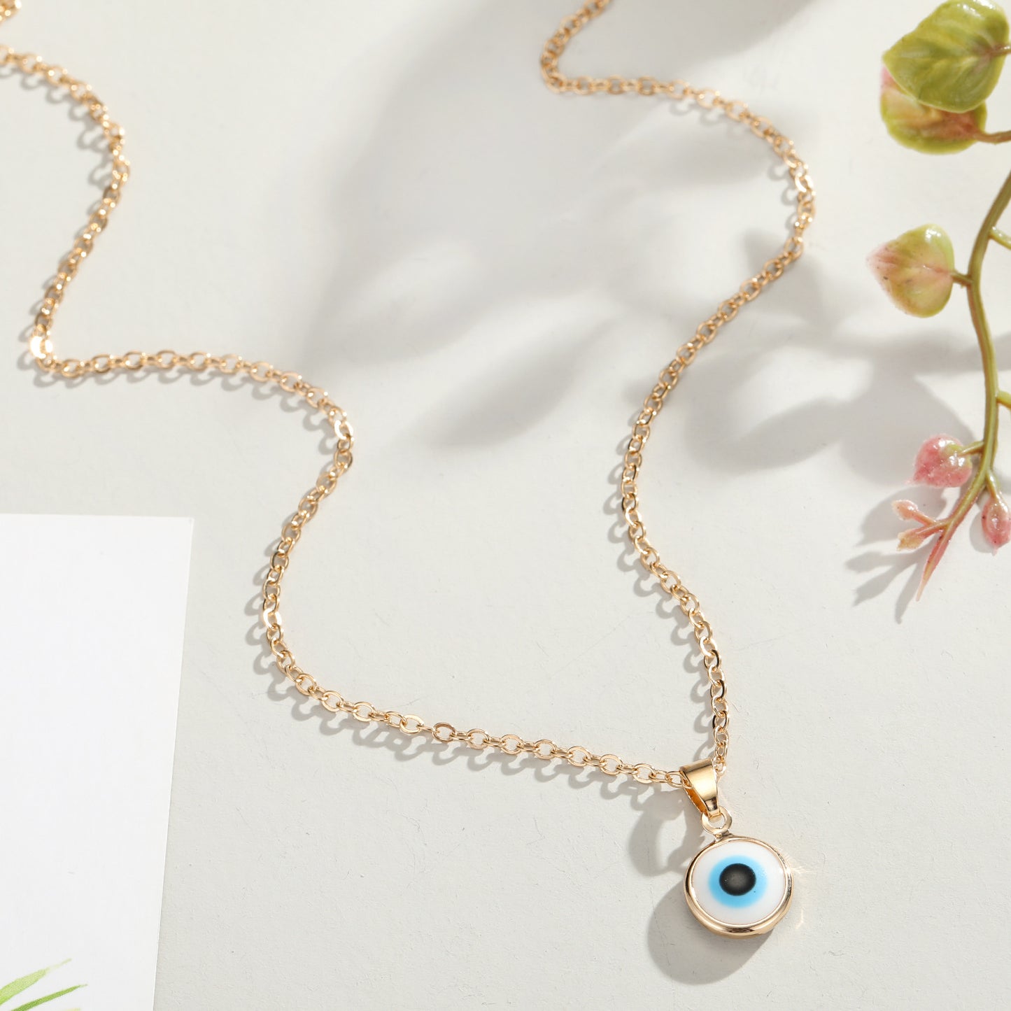 Evil Eye Pendant Necklace(Buy 1 Get 1 Free),Black Eye Energy Jewellery Gifts for Women