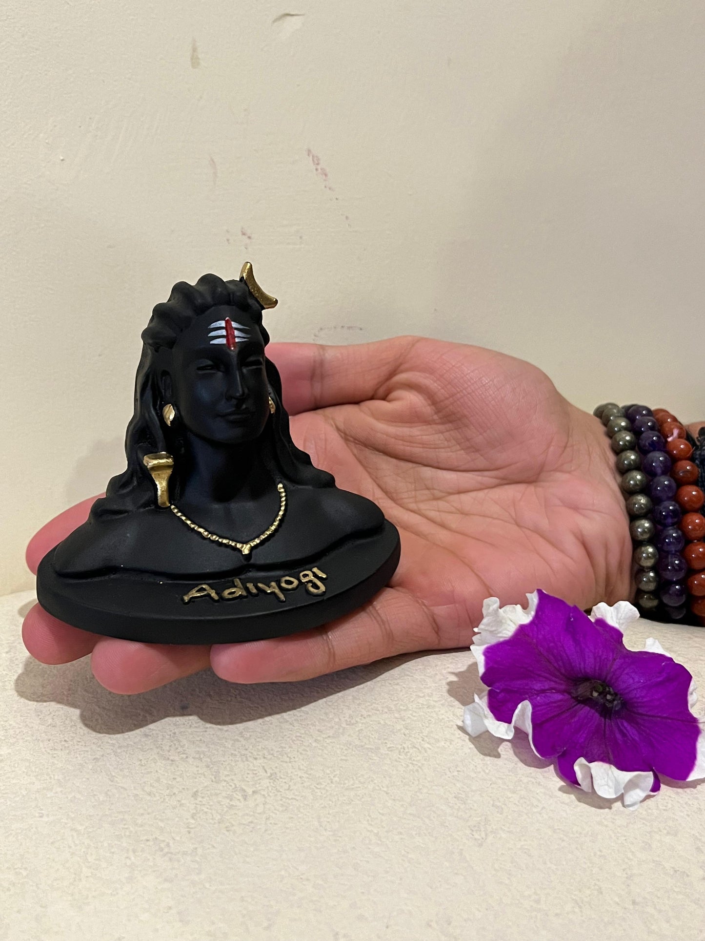 Adiyogi Shiv Ji Idol For Car Dashboard (2 x 5 x 8.5 inch)