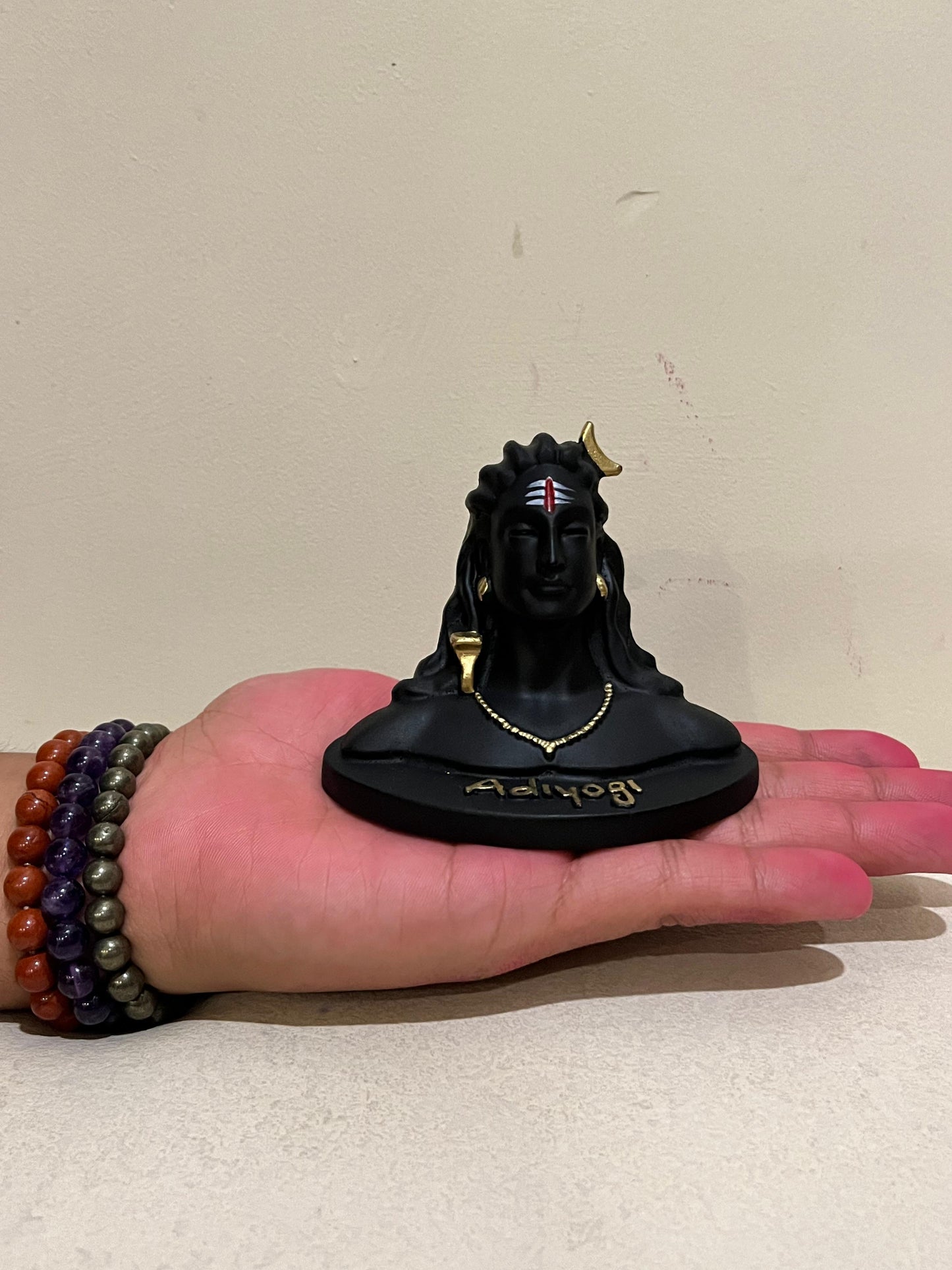 Adiyogi Shiv Ji Idol For Car Dashboard (2 x 5 x 8.5 inch)