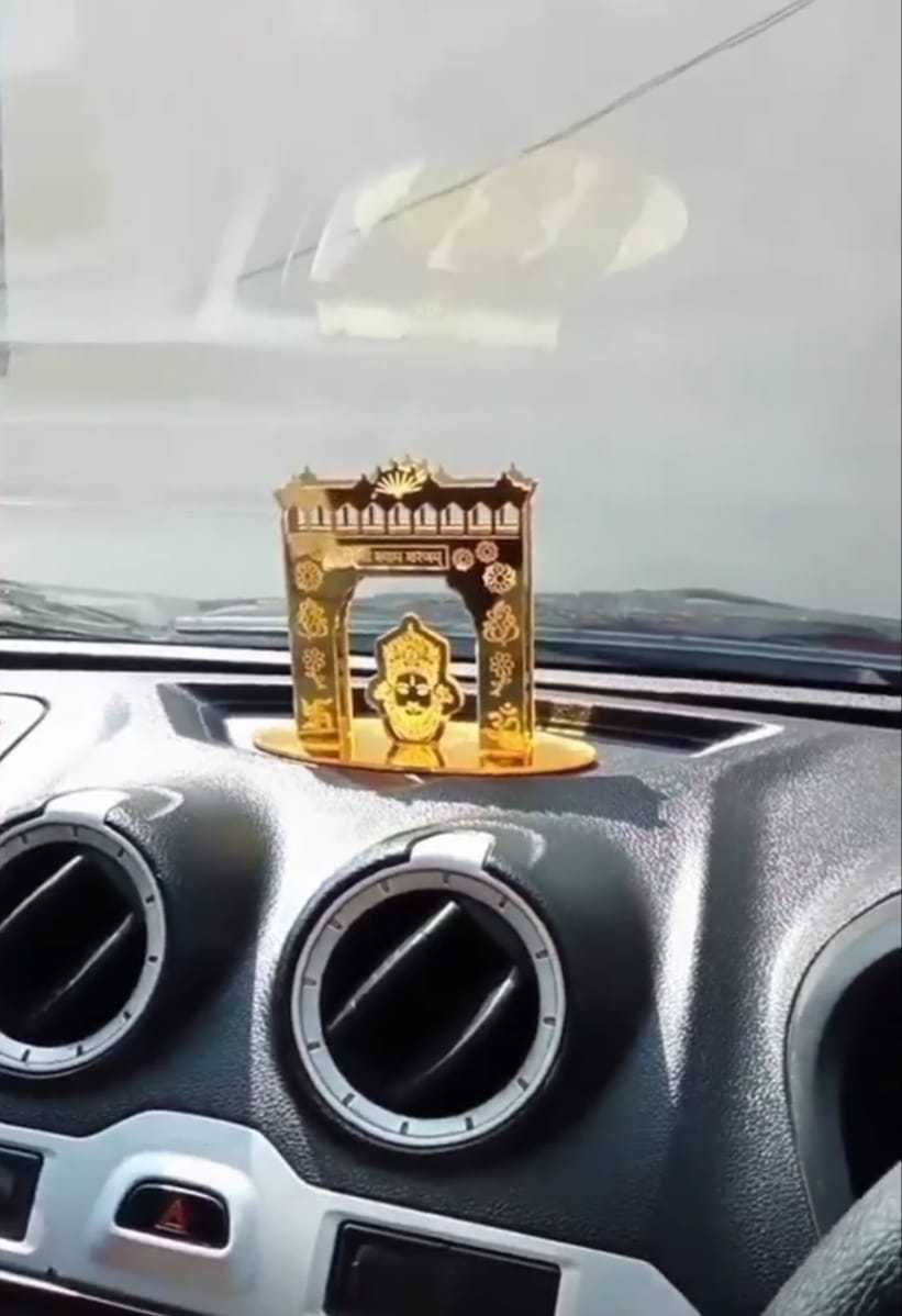 Buy 1 Get 1 Free Khatu Shaym Ji Mandir Toran Dwaar Car Dashboard, Mandir, Factory Mandir