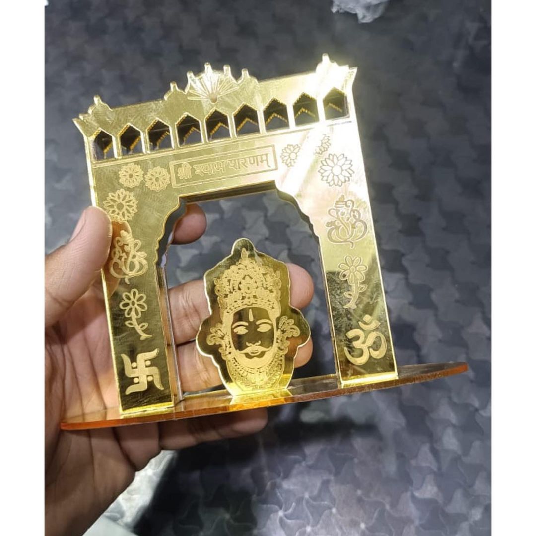 Buy 1 Get 1 Free Khatu Shaym Ji Mandir Toran Dwaar Car Dashboard, Mandir, Factory Mandir