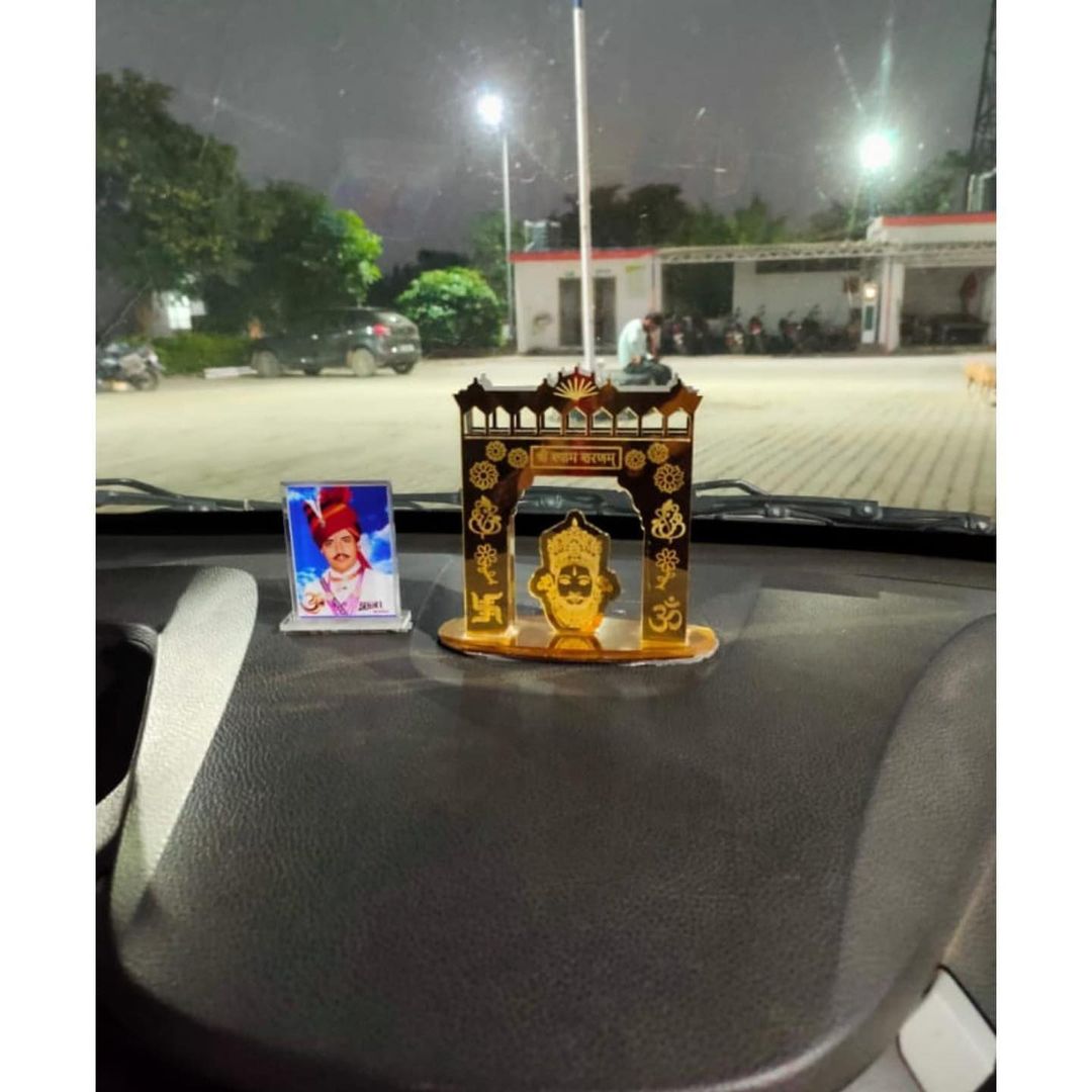 Buy 1 Get 1 Free Khatu Shaym Ji Mandir Toran Dwaar Car Dashboard, Mandir, Factory Mandir