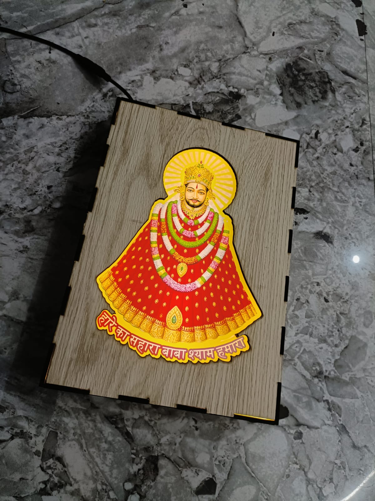 Khatushyamji LED box frame Size- 6*8 inches