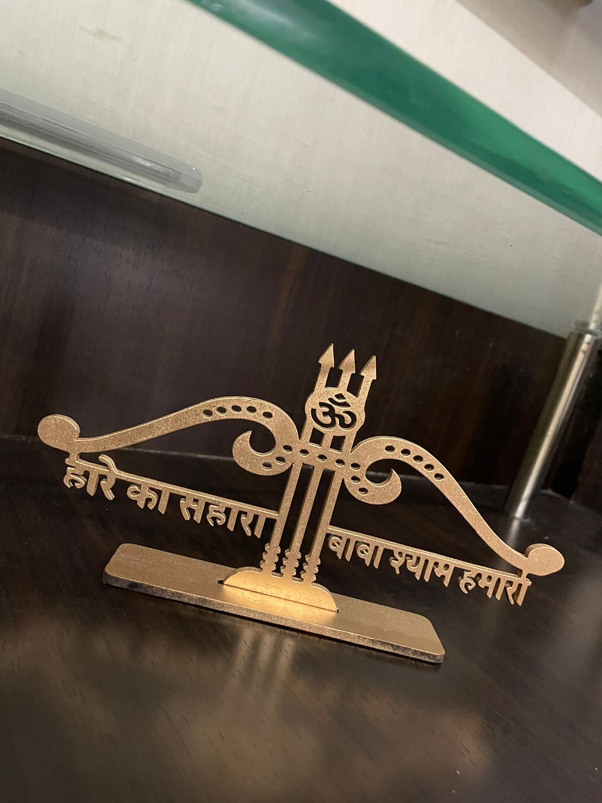 Jai Khatu Shyam Teen Baan Car Dashboard