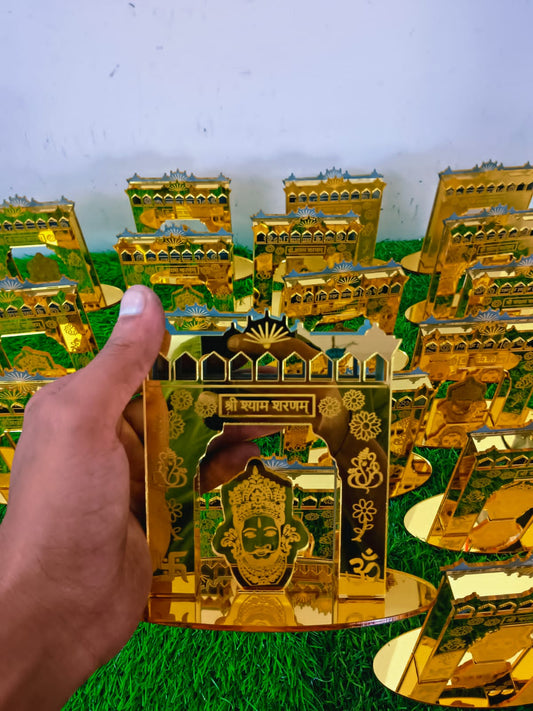 Buy 1 Get 1 Free Khatu Shaym Ji Mandir Toran Dwaar Car Dashboard, Mandir, Factory Mandir