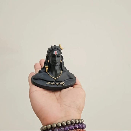 Adiyogi Shiv Ji Idol For Car Dashboard (2 x 5 x 8.5 inch)