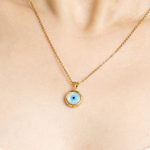 Evil Eye Pendant Necklace(Buy 1 Get 1 Free),Black Eye Energy Jewellery Gifts for Women